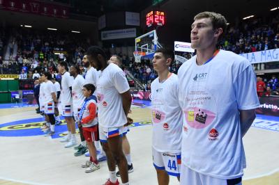 TREVISO 19 04 2025 LBA CAMPIONATO 2024-2025 NUTRIBULLET TREVISO BASKET - DERTHONA BASKET