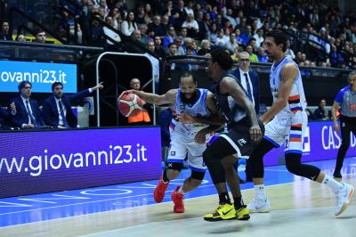 TREVISO 19 04 2025 LBA CAMPIONATO 2024-2025 NUTRIBULLET TREVISO BASKET - DERTHONA BASKET