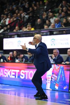 TREVISO 19 04 2025 LBA CAMPIONATO 2024-2025 NUTRIBULLET TREVISO BASKET - DERTHONA BASKET