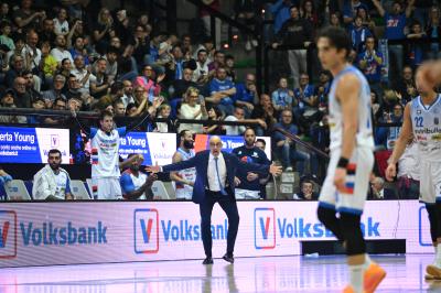 TREVISO 19 04 2025 LBA CAMPIONATO 2024-2025 NUTRIBULLET TREVISO BASKET - DERTHONA BASKET