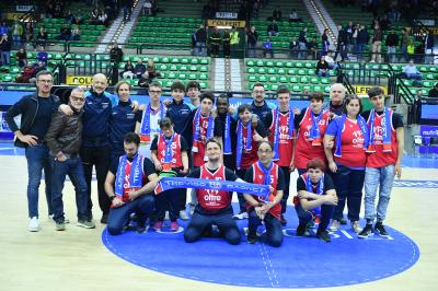 TREVISO 19 04 2025 LBA CAMPIONATO 2024-2025 NUTRIBULLET TREVISO BASKET - DERTHONA BASKET