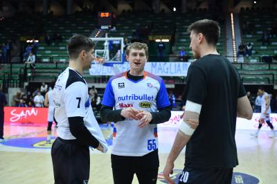 TREVISO 19 04 2025 LBA CAMPIONATO 2024-2025 NUTRIBULLET TREVISO BASKET - DERTHONA BASKET