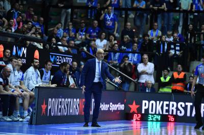 TREVISO 19 04 2025 LBA CAMPIONATO 2024-2025 NUTRIBULLET TREVISO BASKET - DERTHONA BASKET