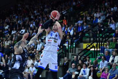 TREVISO 19 04 2025 LBA CAMPIONATO 2024-2025 NUTRIBULLET TREVISO BASKET - DERTHONA BASKET