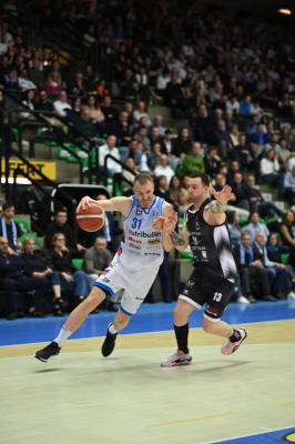 TREVISO 19 04 2025 LBA CAMPIONATO 2024-2025 NUTRIBULLET TREVISO BASKET - DERTHONA BASKET
