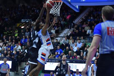 TREVISO 19 04 2025 LBA CAMPIONATO 2024-2025 NUTRIBULLET TREVISO BASKET - DERTHONA BASKET