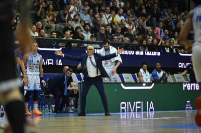 TREVISO 19 04 2025 LBA CAMPIONATO 2024-2025 NUTRIBULLET TREVISO BASKET - DERTHONA BASKET