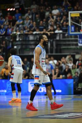 TREVISO 19 04 2025 LBA CAMPIONATO 2024-2025 NUTRIBULLET TREVISO BASKET - DERTHONA BASKET