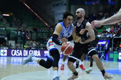 TREVISO 19 04 2025 LBA CAMPIONATO 2024-2025 NUTRIBULLET TREVISO BASKET - DERTHONA BASKET