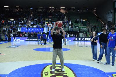 TREVISO 19 04 2025 LBA CAMPIONATO 2024-2025 NUTRIBULLET TREVISO BASKET - DERTHONA BASKET