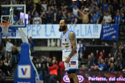 TREVISO 19 04 2025 LBA CAMPIONATO 2024-2025 NUTRIBULLET TREVISO BASKET - DERTHONA BASKET