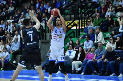 TREVISO 19 04 2025 LBA CAMPIONATO 2024-2025 NUTRIBULLET TREVISO BASKET - DERTHONA BASKET