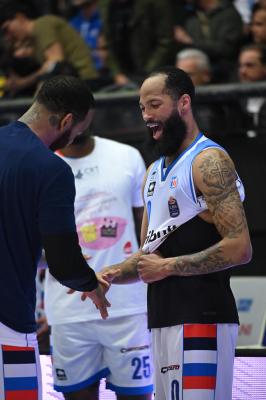 TREVISO 19 04 2025 LBA CAMPIONATO 2024-2025 NUTRIBULLET TREVISO BASKET - DERTHONA BASKET