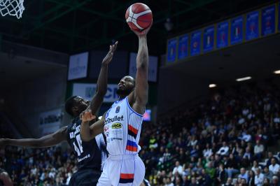 TREVISO 19 04 2025 LBA CAMPIONATO 2024-2025 NUTRIBULLET TREVISO BASKET - DERTHONA BASKET