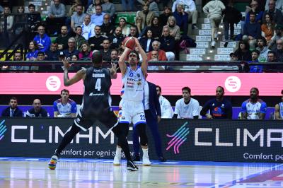 TREVISO 19 04 2025 LBA CAMPIONATO 2024-2025 NUTRIBULLET TREVISO BASKET - DERTHONA BASKET