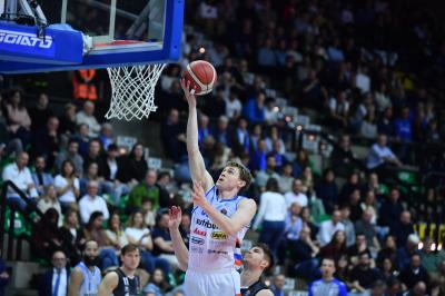 TREVISO 19 04 2025 LBA CAMPIONATO 2024-2025 NUTRIBULLET TREVISO BASKET - DERTHONA BASKET