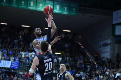 TREVISO 19 04 2025 LBA CAMPIONATO 2024-2025 NUTRIBULLET TREVISO BASKET - DERTHONA BASKET