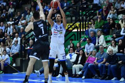 TREVISO 19 04 2025 LBA CAMPIONATO 2024-2025 NUTRIBULLET TREVISO BASKET - DERTHONA BASKET