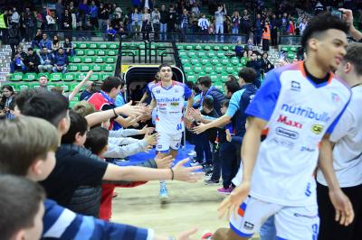 TREVISO 19 04 2025 LBA CAMPIONATO 2024-2025 NUTRIBULLET TREVISO BASKET - DERTHONA BASKET