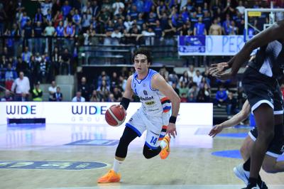 TREVISO 19 04 2025 LBA CAMPIONATO 2024-2025 NUTRIBULLET TREVISO BASKET - DERTHONA BASKET