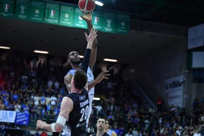 TREVISO 19 04 2025 LBA CAMPIONATO 2024-2025 NUTRIBULLET TREVISO BASKET - DERTHONA BASKET