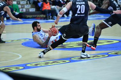 TREVISO 19 04 2025 LBA CAMPIONATO 2024-2025 NUTRIBULLET TREVISO BASKET - DERTHONA BASKET