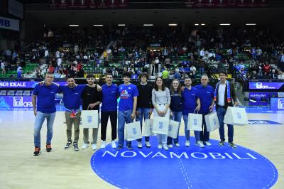 TREVISO 19 04 2025 LBA CAMPIONATO 2024-2025 NUTRIBULLET TREVISO BASKET - DERTHONA BASKET
