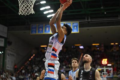 TREVISO 19 04 2025 LBA CAMPIONATO 2024-2025 NUTRIBULLET TREVISO BASKET - DERTHONA BASKET