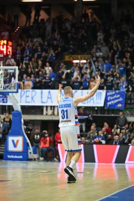 TREVISO 19 04 2025 LBA CAMPIONATO 2024-2025 NUTRIBULLET TREVISO BASKET - DERTHONA BASKET