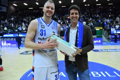 TREVISO 19 04 2025 LBA CAMPIONATO 2024-2025 NUTRIBULLET TREVISO BASKET - DERTHONA BASKET