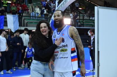 TREVISO 19 04 2025 LBA CAMPIONATO 2024-2025 NUTRIBULLET TREVISO BASKET - DERTHONA BASKET