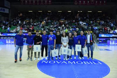 TREVISO 19 04 2025 LBA CAMPIONATO 2024-2025 NUTRIBULLET TREVISO BASKET - DERTHONA BASKET