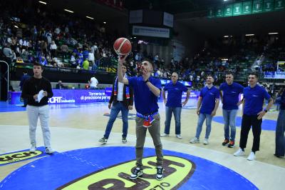 TREVISO 19 04 2025 LBA CAMPIONATO 2024-2025 NUTRIBULLET TREVISO BASKET - DERTHONA BASKET