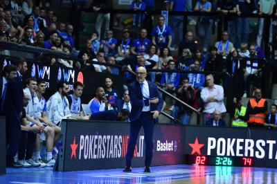 TREVISO 19 04 2025 LBA CAMPIONATO 2024-2025 NUTRIBULLET TREVISO BASKET - DERTHONA BASKET