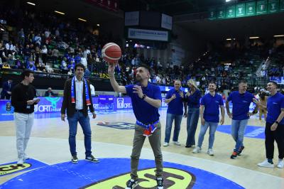 TREVISO 19 04 2025 LBA CAMPIONATO 2024-2025 NUTRIBULLET TREVISO BASKET - DERTHONA BASKET