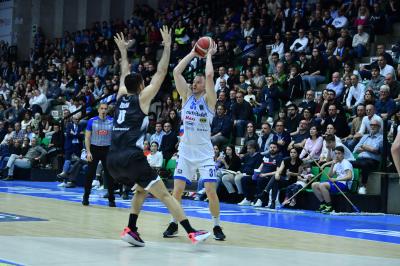 TREVISO 19 04 2025 LBA CAMPIONATO 2024-2025 NUTRIBULLET TREVISO BASKET - DERTHONA BASKET