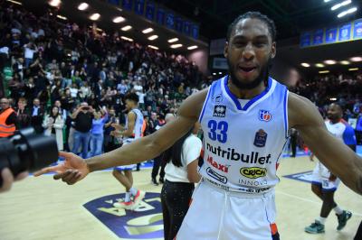 TREVISO 19 04 2025 LBA CAMPIONATO 2024-2025 NUTRIBULLET TREVISO BASKET - DERTHONA BASKET