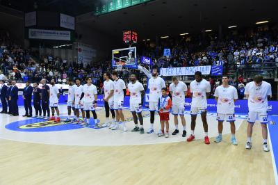 TREVISO 19 04 2025 LBA CAMPIONATO 2024-2025 NUTRIBULLET TREVISO BASKET - DERTHONA BASKET