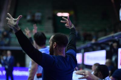 TREVISO 19 04 2025 LBA CAMPIONATO 2024-2025 NUTRIBULLET TREVISO BASKET - DERTHONA BASKET