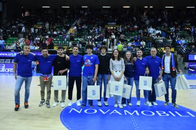 TREVISO 19 04 2025 LBA CAMPIONATO 2024-2025 NUTRIBULLET TREVISO BASKET - DERTHONA BASKET