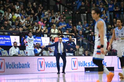 TREVISO 19 04 2025 LBA CAMPIONATO 2024-2025 NUTRIBULLET TREVISO BASKET - DERTHONA BASKET
