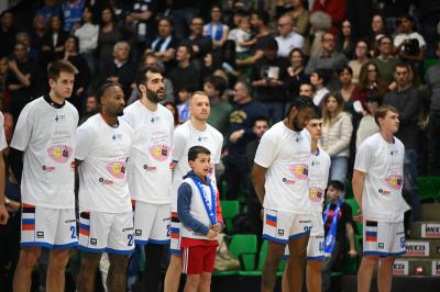 TREVISO 19 04 2025 LBA CAMPIONATO 2024-2025 NUTRIBULLET TREVISO BASKET - DERTHONA BASKET