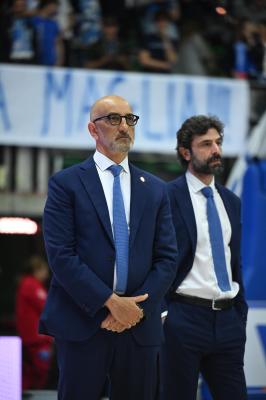 TREVISO 19 04 2025 LBA CAMPIONATO 2024-2025 NUTRIBULLET TREVISO BASKET - DERTHONA BASKET