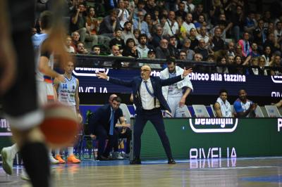TREVISO 19 04 2025 LBA CAMPIONATO 2024-2025 NUTRIBULLET TREVISO BASKET - DERTHONA BASKET