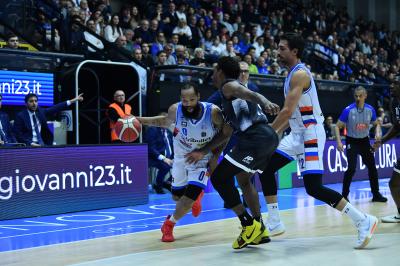 TREVISO 19 04 2025 LBA CAMPIONATO 2024-2025 NUTRIBULLET TREVISO BASKET - DERTHONA BASKET