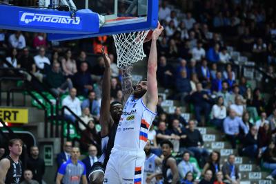 TREVISO 19 04 2025 LBA CAMPIONATO 2024-2025 NUTRIBULLET TREVISO BASKET - DERTHONA BASKET