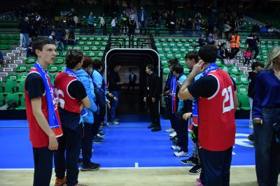 TREVISO 19 04 2025 LBA CAMPIONATO 2024-2025 NUTRIBULLET TREVISO BASKET - DERTHONA BASKET