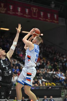 TREVISO 19 04 2025 LBA CAMPIONATO 2024-2025 NUTRIBULLET TREVISO BASKET - DERTHONA BASKET