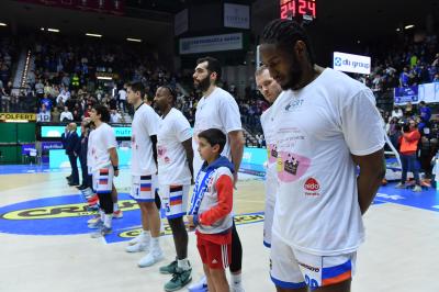 TREVISO 19 04 2025 LBA CAMPIONATO 2024-2025 NUTRIBULLET TREVISO BASKET - DERTHONA BASKET
