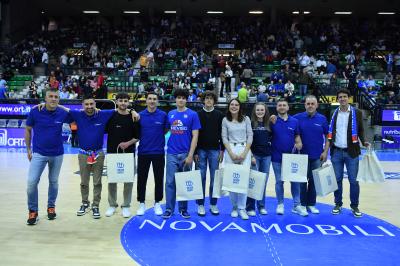 TREVISO 19 04 2025 LBA CAMPIONATO 2024-2025 NUTRIBULLET TREVISO BASKET - DERTHONA BASKET